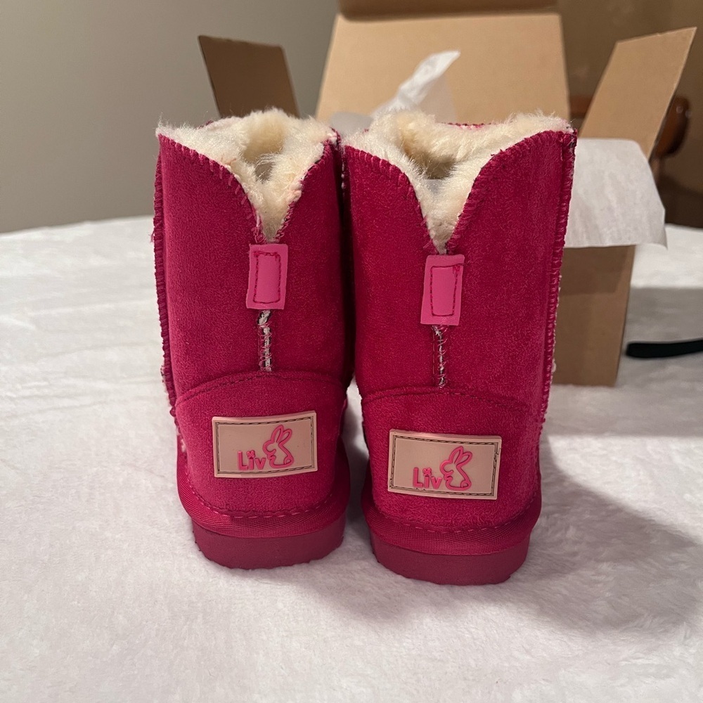 NEW Hot Pink Liv Boots - Picture 3 of 7